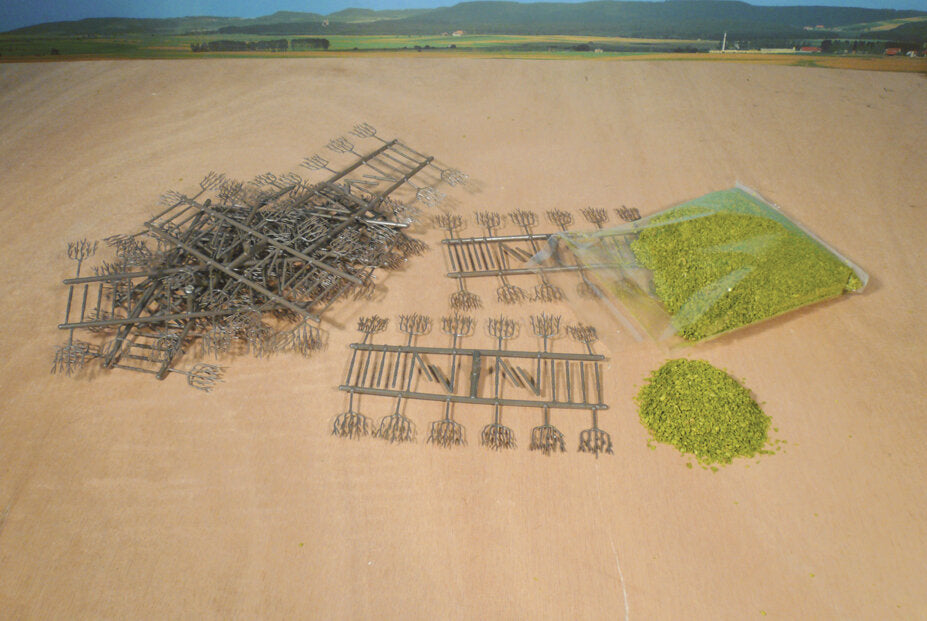 1535 - Vines in a kit + flocking / 120 pc KIT