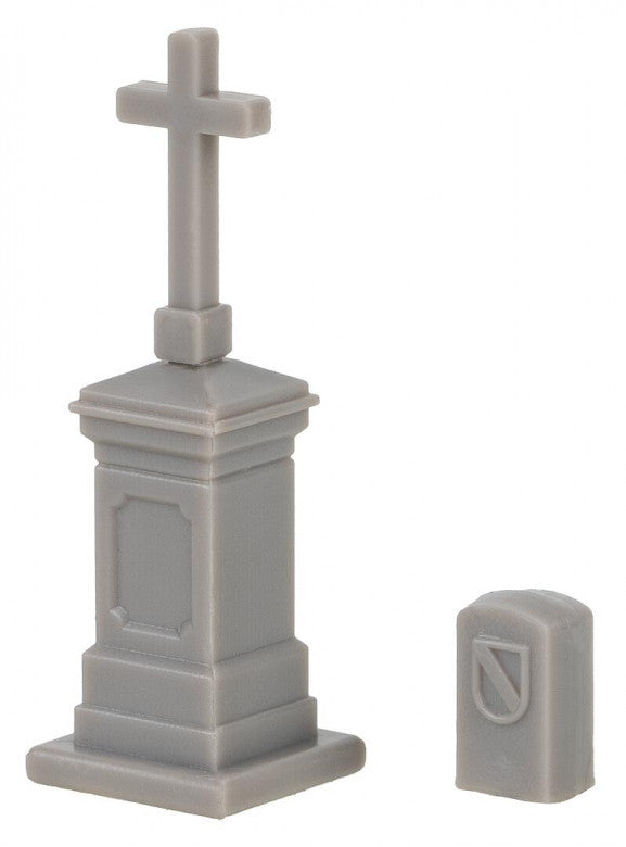 180997 - Equipamento decorativo - Cruz e pedra