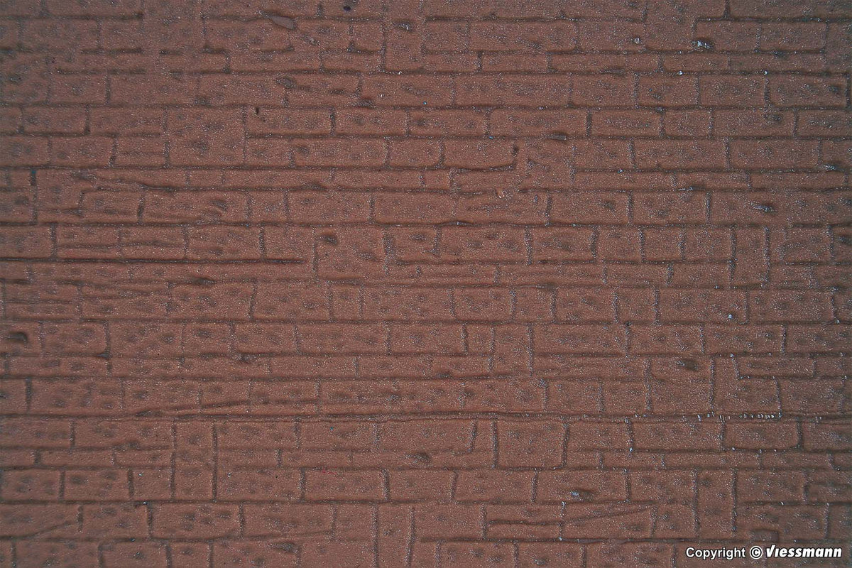34119 - HO Wall section, dressed stone 20x12cm