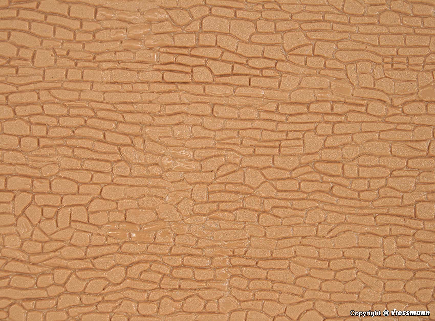 34120 - HO Wall section, natural stone 20x12cm