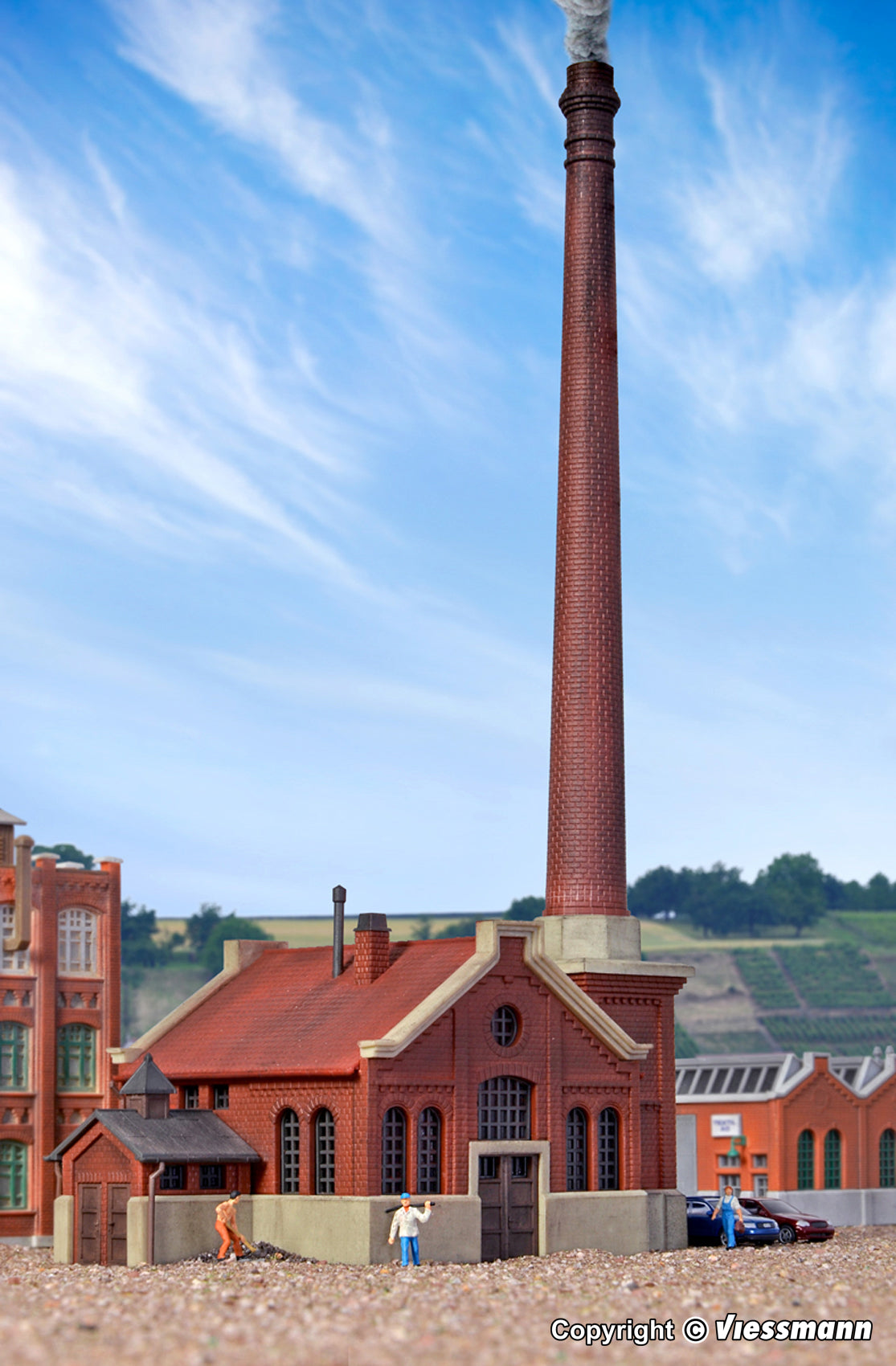 37224 - N Boiler house with chimney