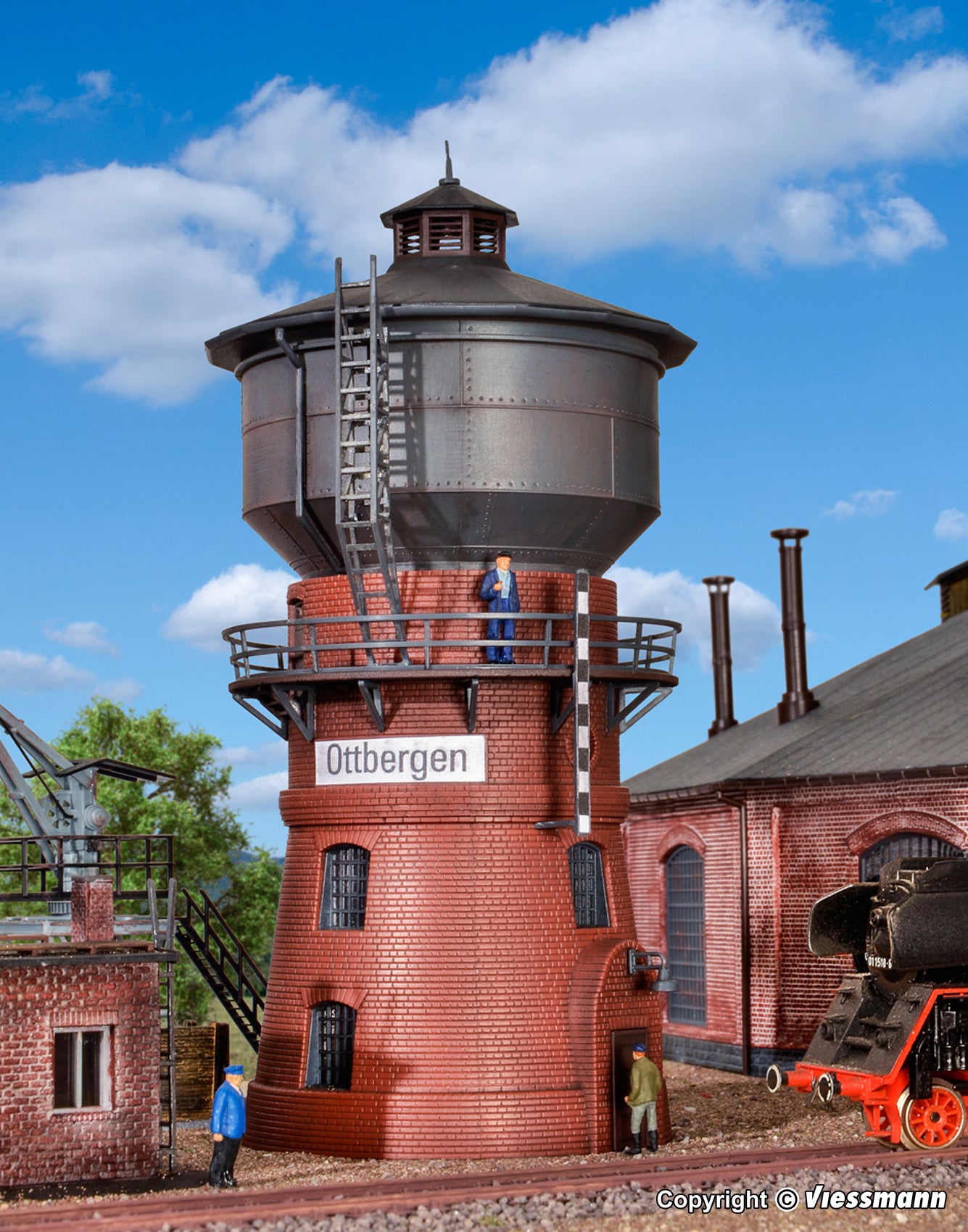 39428 - HO Water tower Ottbergen