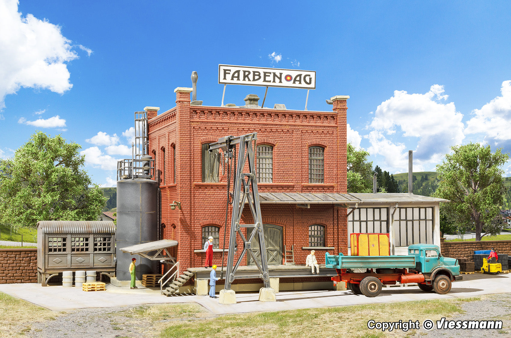 39813 - HO Factory with annexe