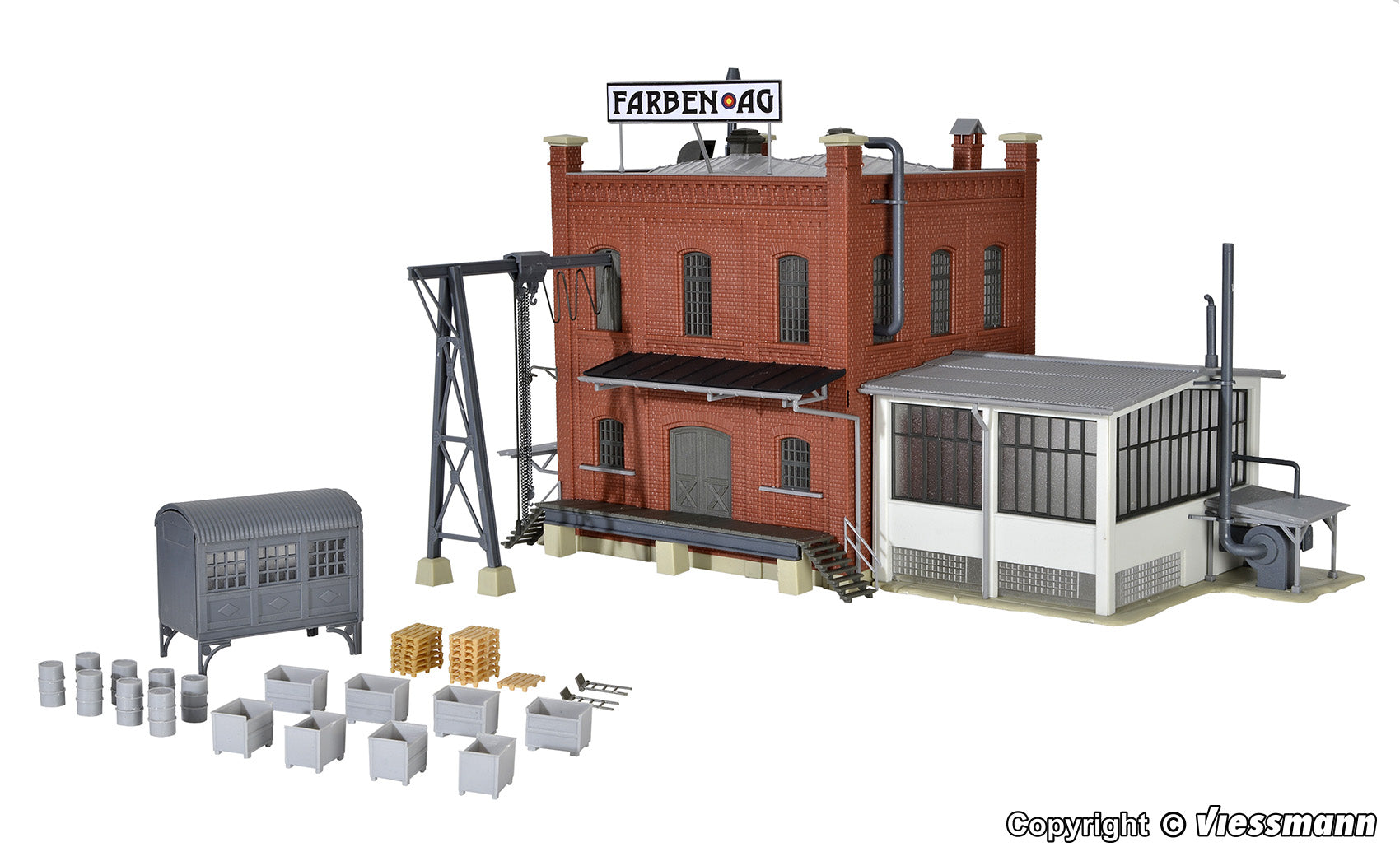 39813 - HO Factory with annexe