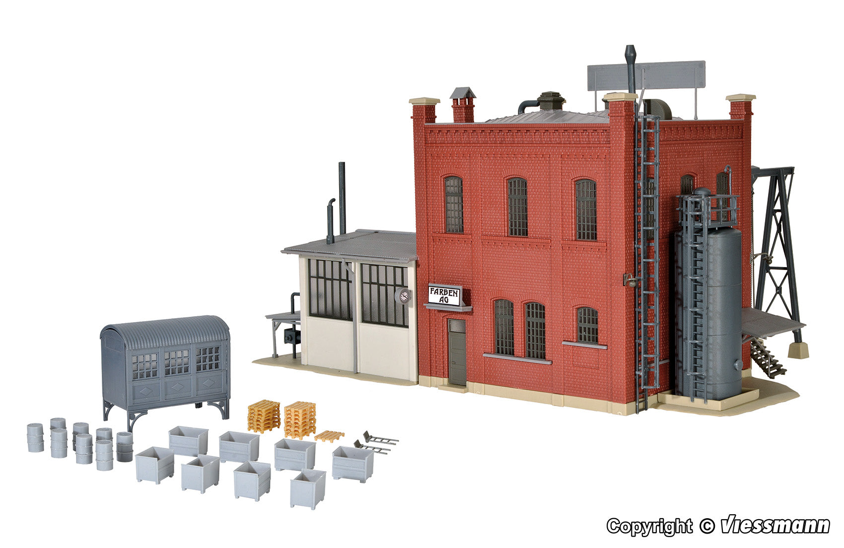 39813 - HO Factory with annexe