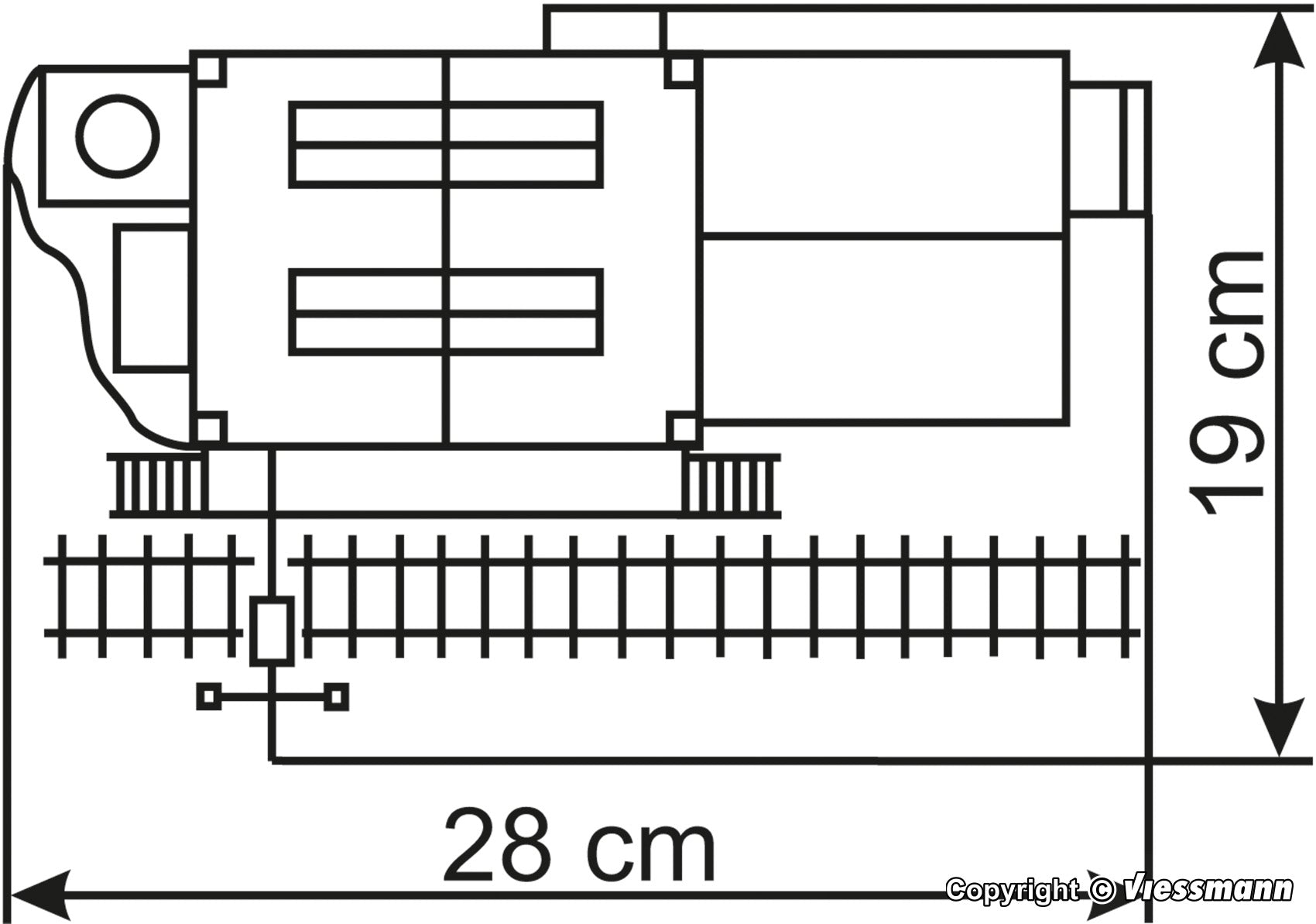 39813 - HO Factory with annexe