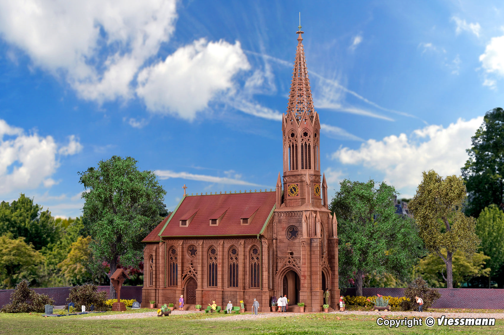 43739 - H0 Igreja Stuttgart-Berg