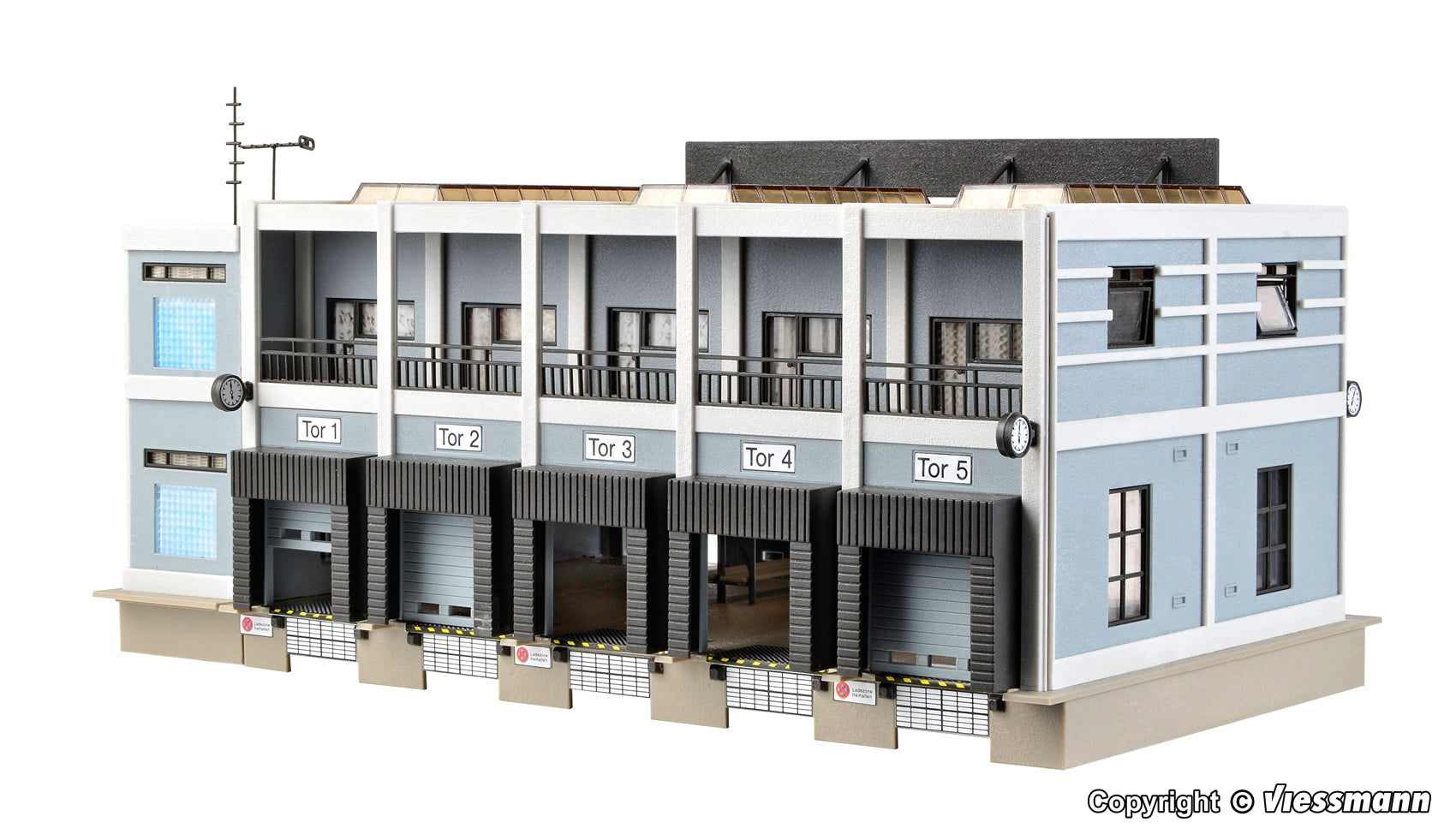 45605 - H0 Freight depot, five track