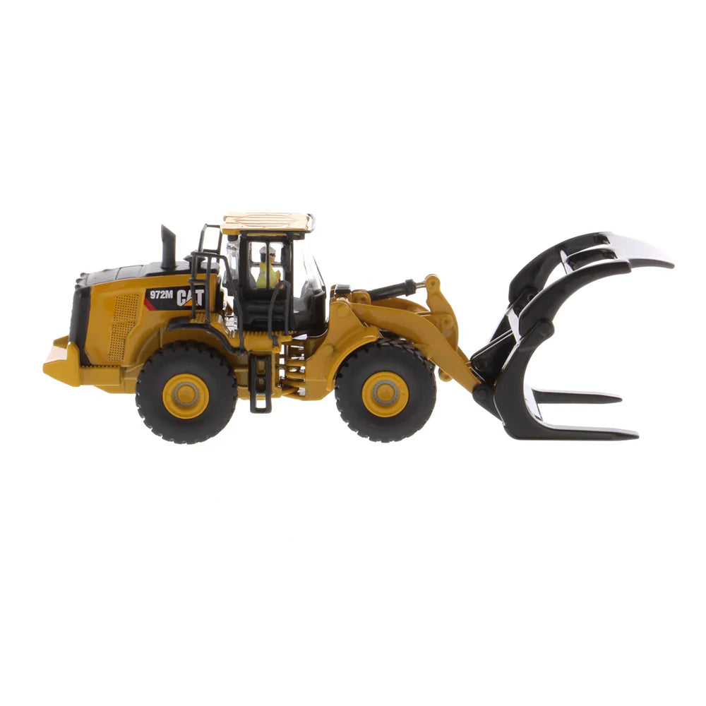 85950 - Cat 972M WL Wheel Loader w/ Log Fork 1:87