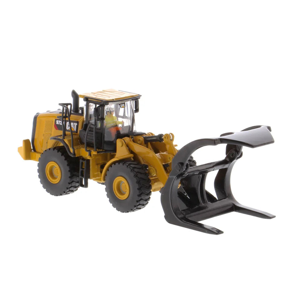 85950 - Cat 972M WL Wheel Loader w/ Log Fork 1:87
